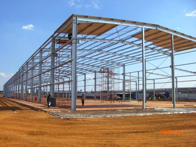 Fabricated Construction Pre-Engineered Steel Structure Warehouse Building Material