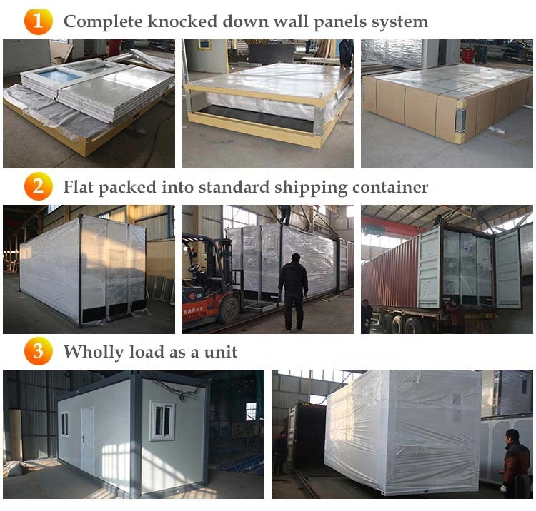 China Prefabricated House Prefab Shipping Luxury Extendable Container House Movable Homes for Sale