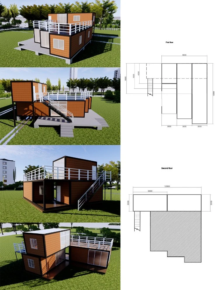 Flat Pack Factory Price Office Mobile Steel Mobile Modular Portable Luxury Tiny House Prefabricated Prefab Container Home