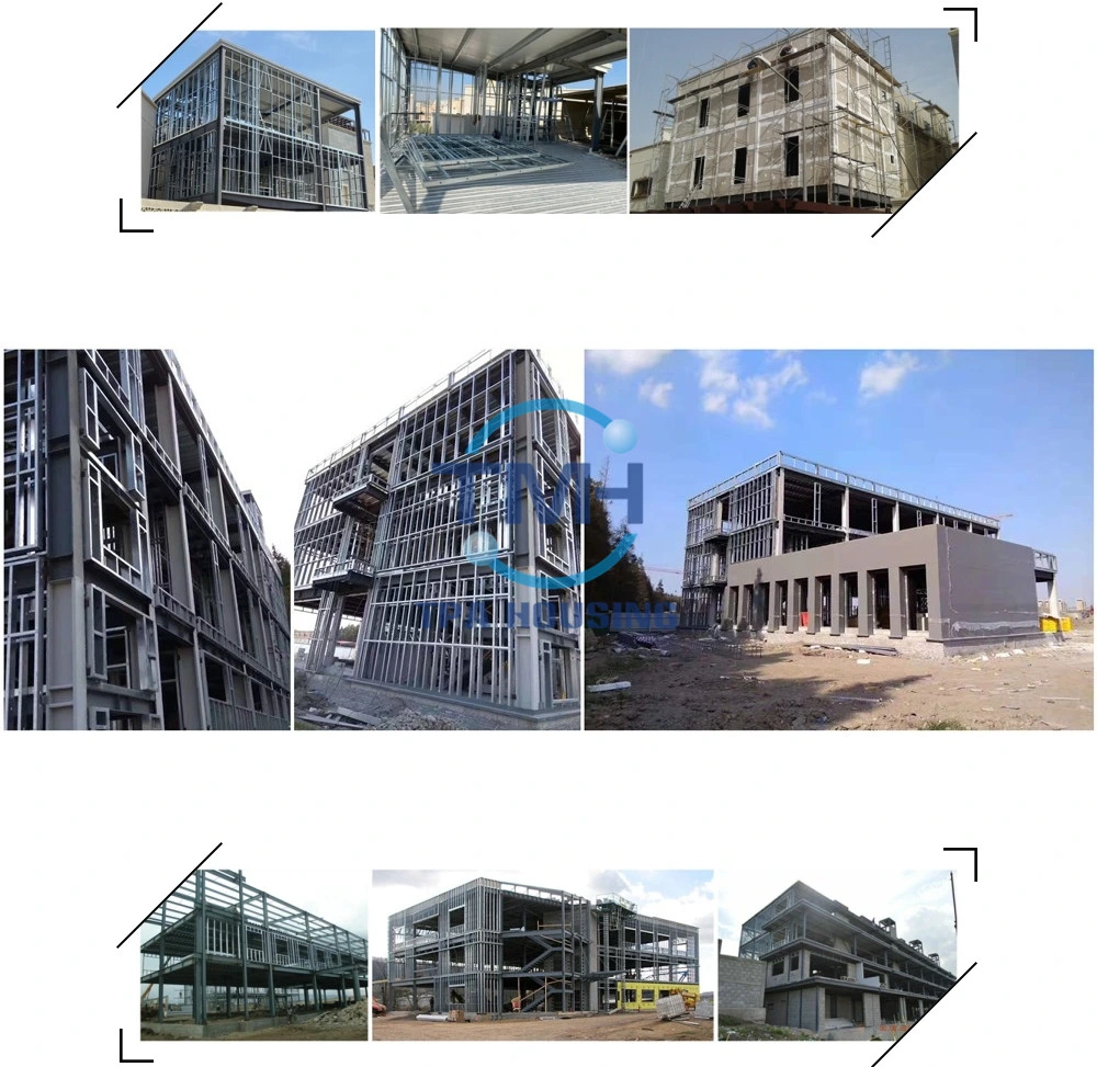 Multi-Story Prefabricated Building Materials Real Estate Construction Steel Structure Building Steel Frame Prefab House
