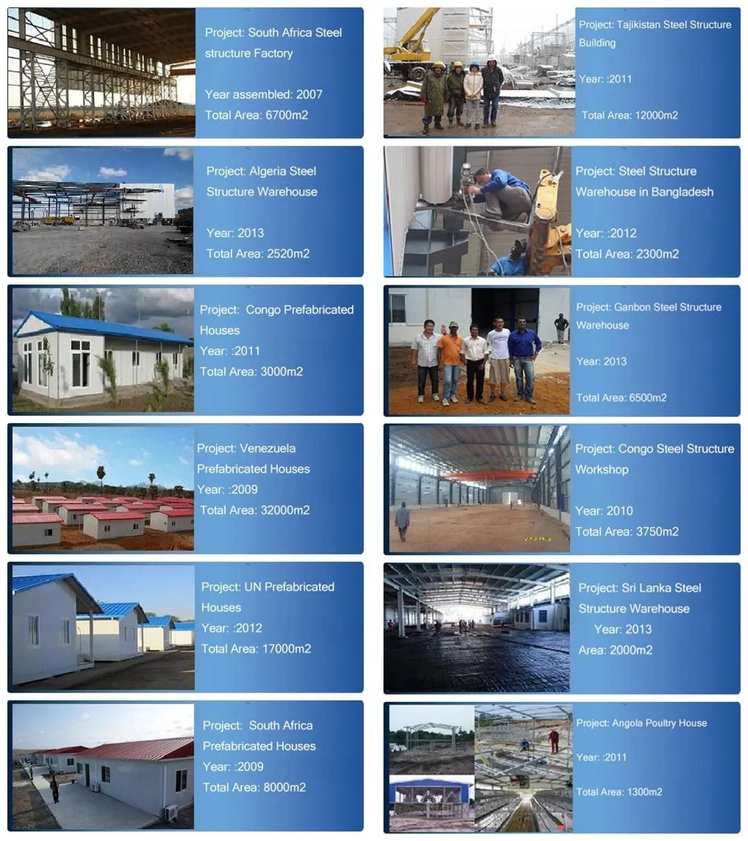 China Suppiler Steel Structure Building Materials for Warehouse Workshop Hangar