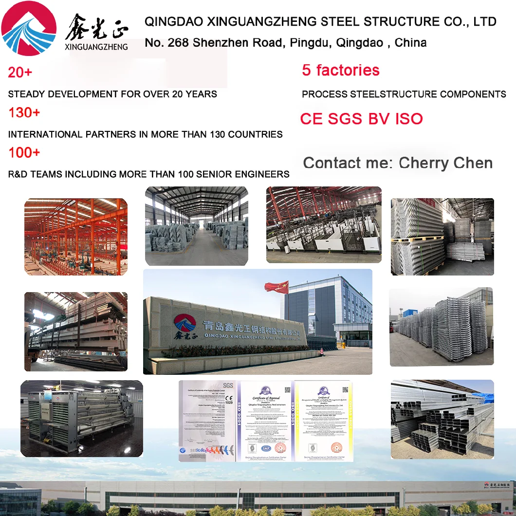 Prefabricated Structural Steel Structure for Warehouse Workshop